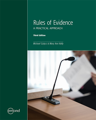 Rules of Evidence: A Practical Approach, 3rd Edition
